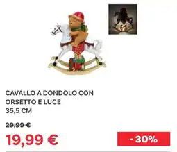 Max Factory Cavallo a dondolo con orsetto e luce offerta