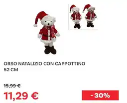 Max Factory Orso natalizio con cappottino offerta