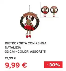 Max Factory Dietroporta con renna natalizia offerta