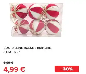 Max Factory Box palline rosse e bianche offerta