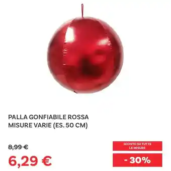 Max Factory Palla gonfiabile rossa offerta