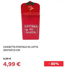 Max Factory Cassetta postale in latta offerta