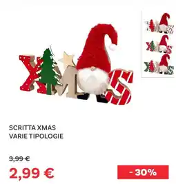 Max Factory Scritta xmas offerta