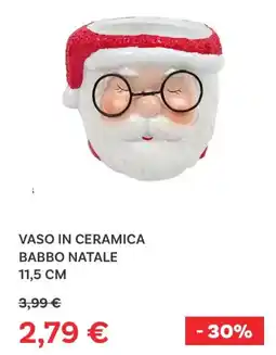 Max Factory Vaso in ceramica babbo natale offerta