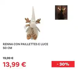 Max Factory Renna con paillettes e luce offerta