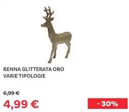 Max Factory Renna glitterata oro offerta