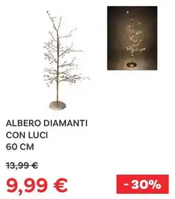 Max Factory Albero diamanti con luci offerta