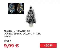 Max Factory Albero in fibra ottica con led bianco caldo o freddo offerta