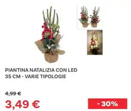Max Factory Piantina natalizia con LED offerta