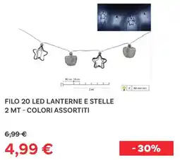 Max Factory Filo 20 led lanterne e stelle offerta