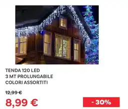 Max Factory Tenda 120 LED 3 mt prolungabile offerta