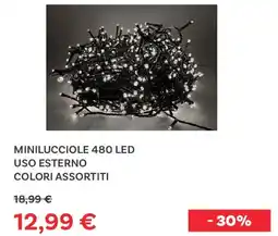 Max Factory Minilucciole 480 LED uso esterno offerta