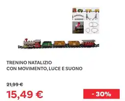 Max Factory Trenino natalizio con movimento, luce e suono offerta