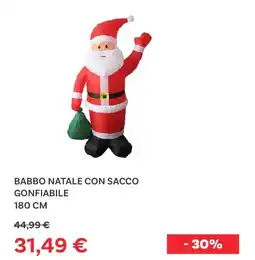 Max Factory Babbo natale con sacco gonfiabile offerta