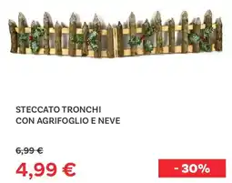 Max Factory Steccato tronchi con agrifoglio e neve offerta