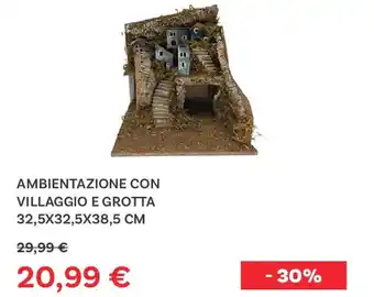 Max Factory Ambientazione con villaggio e grotta offerta