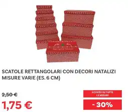Max Factory Scatole rettangolari con decori natalizi offerta