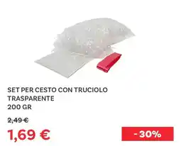 Max Factory Set per cesto con truciolo trasparente offerta