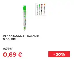 Max Factory Penna soggetti natalizi 6 colori offerta