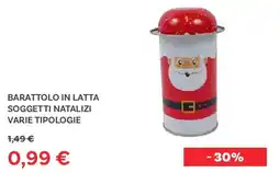 Max Factory Barattolo in latta soggetti natalizi offerta