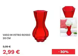 Max Factory Vaso in vetro rosso offerta