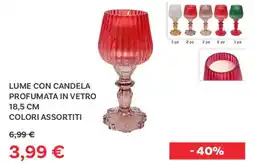 Max Factory Lume con candela profumata in vetro offerta