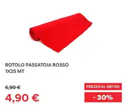 Max Factory Rotolo passatoia rosso offerta