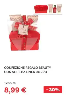 Max Factory Confezione regalo beauty con set 3 pz linea corpo offerta