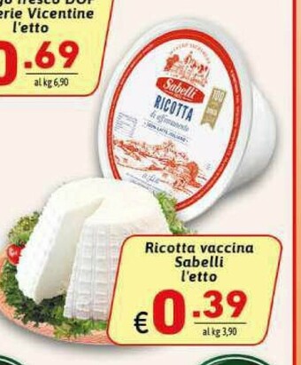 Ipercarni Ricotta offerta