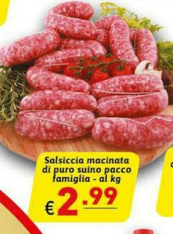 Ipercarni Salsicce offerta