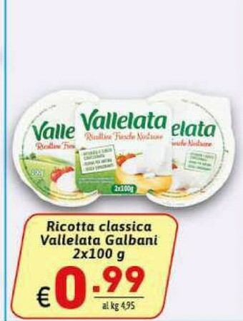 Ipercarni Ricotta offerta