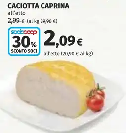 Coop Caciotta caprina offerta