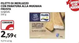 Coop Filetti di merluzzo con panatura alla mugnaia FROSTA offerta