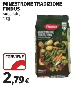 Coop Minestrone tradizione FINDUS offerta
