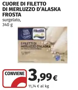 Coop Cuore di filetto di merluzzo d'alaska FROSTA offerta