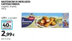 Coop Bastoncini di merluzzo capitan FINDUS offerta