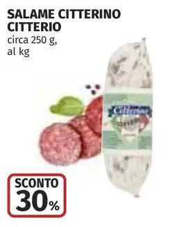 Coop Salame citterino CITTERIO offerta
