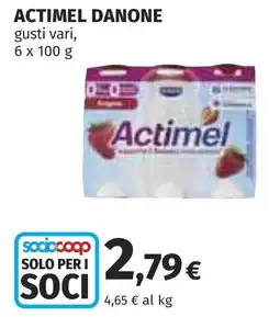 Coop Actimel danone offerta
