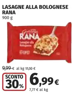 Coop Lasagne alla bolognese RANA offerta