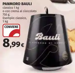 Coop Panmoro bauli classico offerta