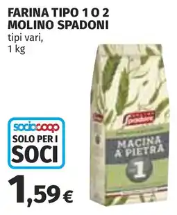 Coop Farina tipo 102 MOLINO SPADONI offerta