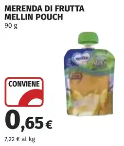 Coop Merenda di frutta mellin pouch offerta