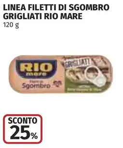 Coop Linea filetti di sgombro grigliati RIO MARE offerta