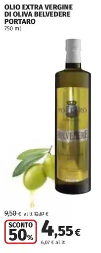 Coop Olio extra vergine di oliva belvedere PORTARO offerta