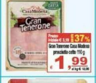 CTS Supermercati Prosciutto cotto offerta