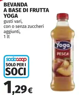 Coop Bevanda a base di frutta YOGA offerta
