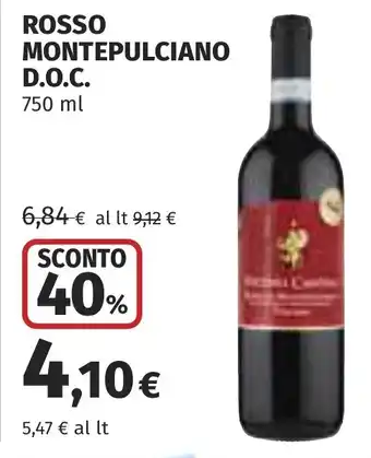 Coop Rosso montepulciano D.O.C. offerta