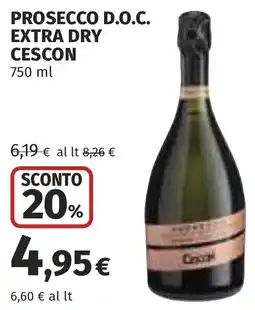 Coop Prosecco D.O.C. extra dry CESCON offerta
