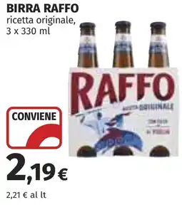 Coop Birra raffo ricetta originale offerta