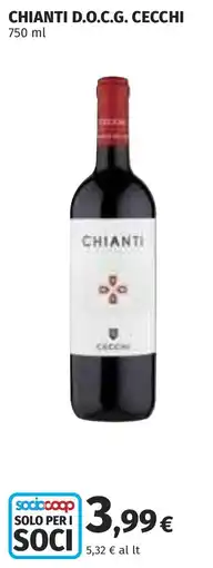 Coop Chianti D.O.C.G. CECCHI offerta